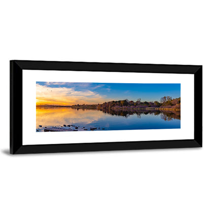 Zorinsky Lake Golden Hour Wall Art