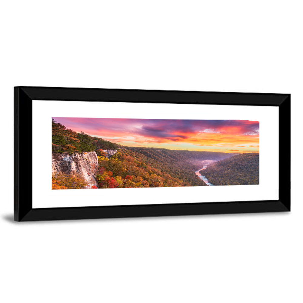 New River Gorge Sunset Wall Art