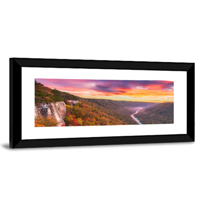 New River Gorge Sunset Wall Art