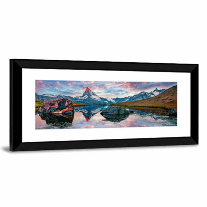 Stellisee Sunrise Reflection Wall Art
