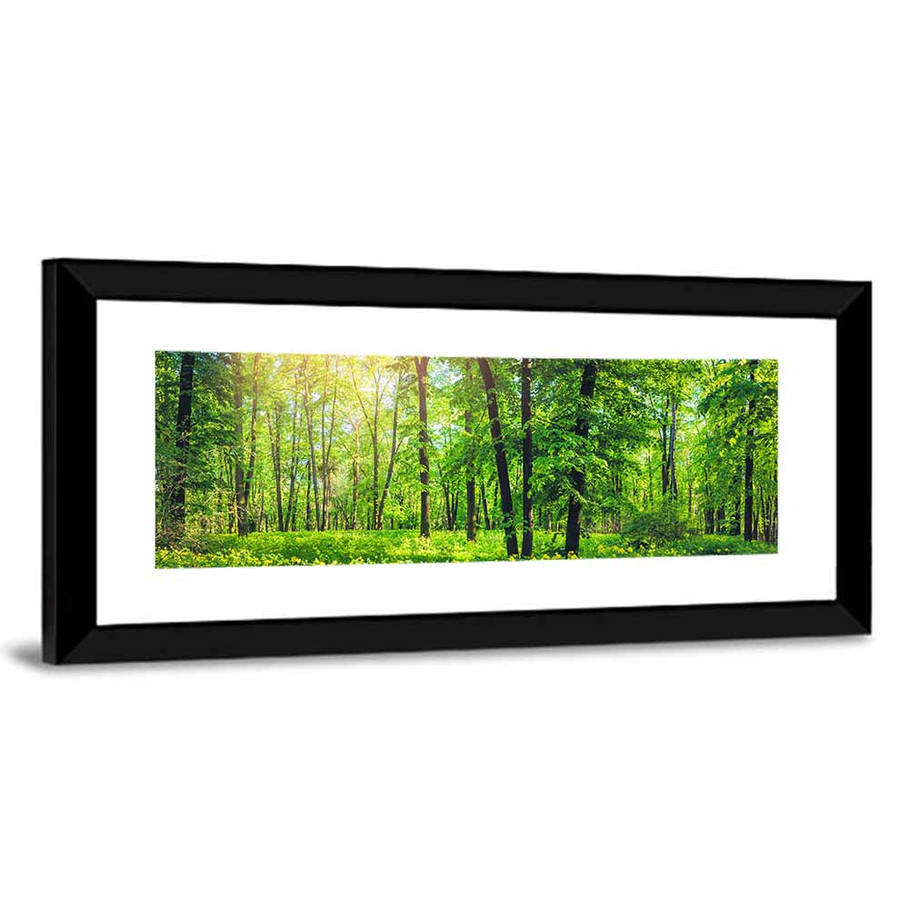 Summer Green Forest Wall Art