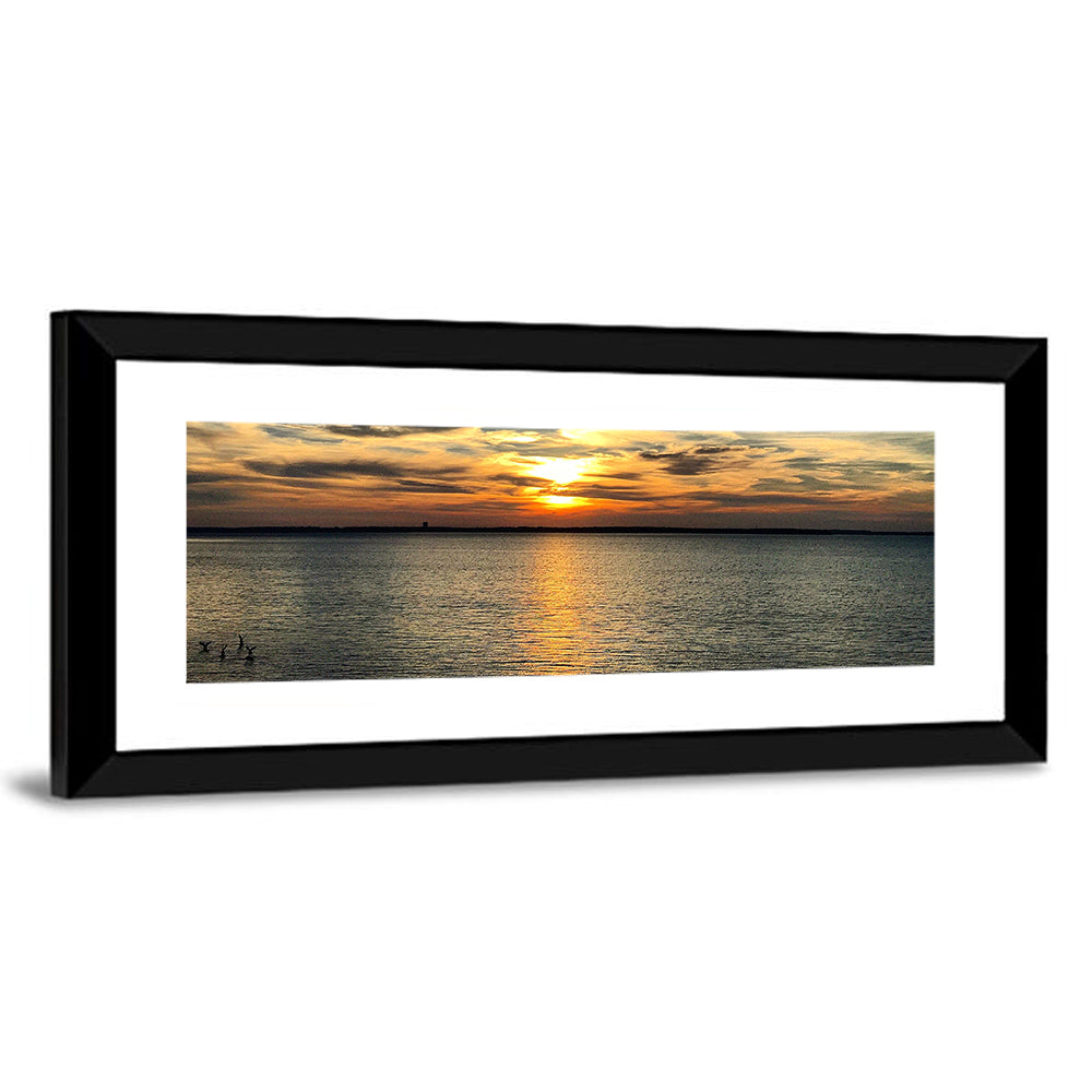 Texoma Lake Sunset Wall Art
