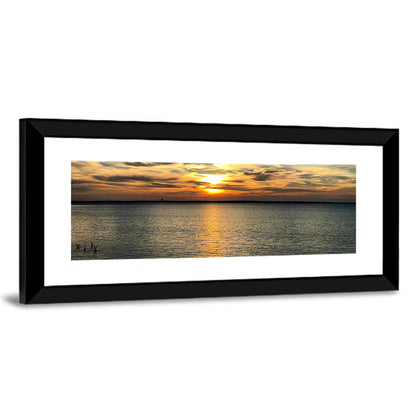 Texoma Lake Sunset Wall Art