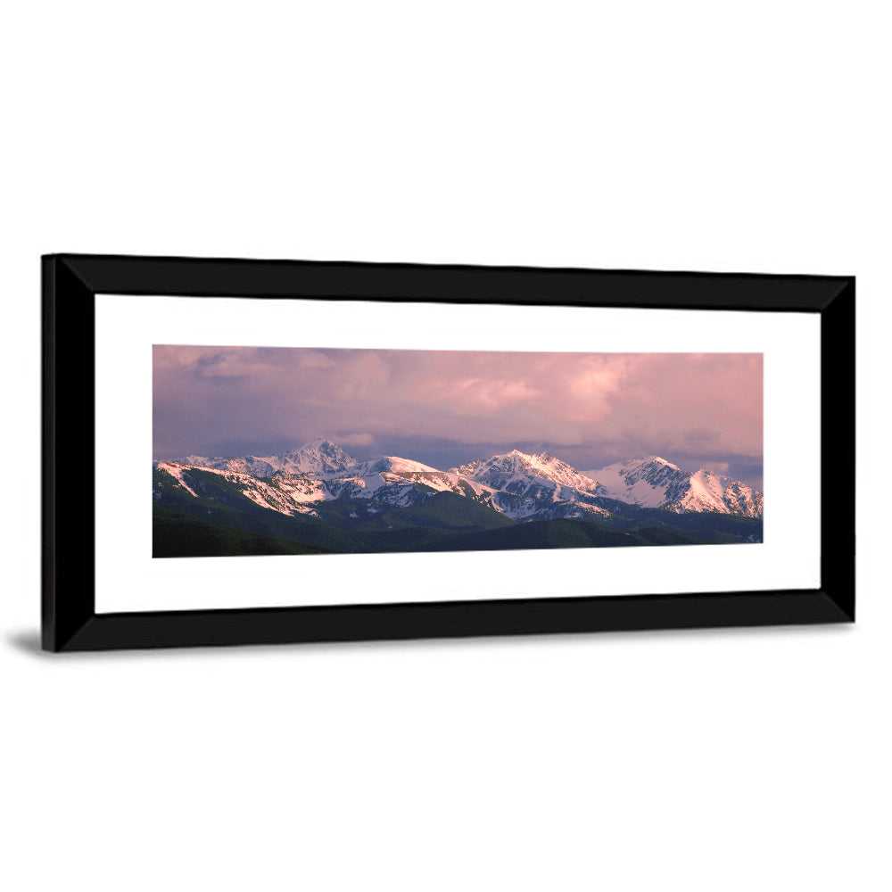 Spanish Peaks Alpenglow Montana Wall Art