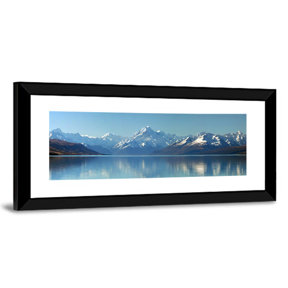 Aoraki Reflection Over Lake Pukaki Wall Art