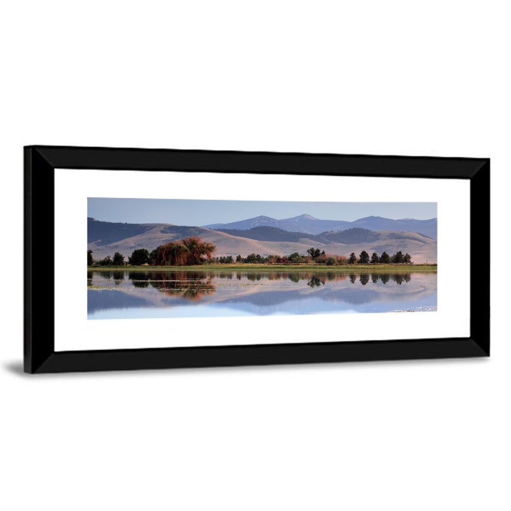 Mission Valley Lake Reflection Wall Art