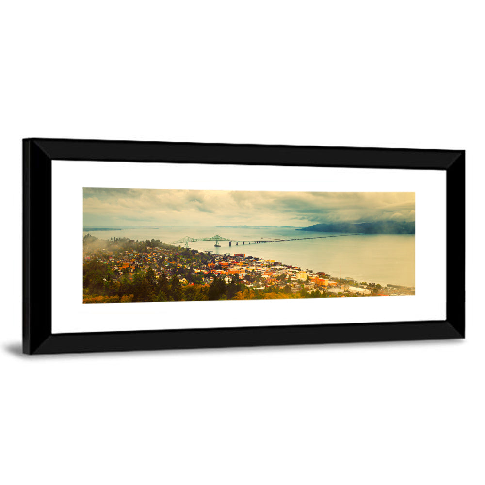 Astoria-megler Bridge Cityscape Wall Art