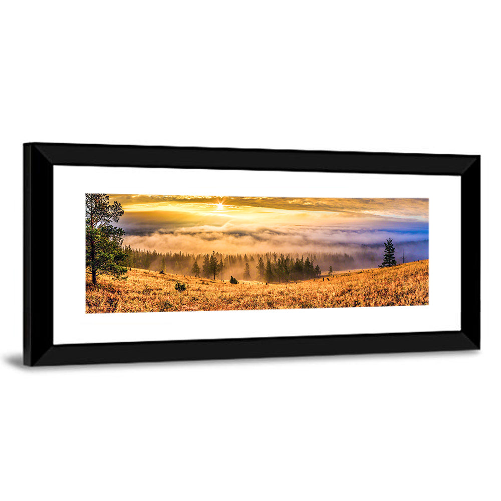 Ural Taiga Sunrise Wall Art