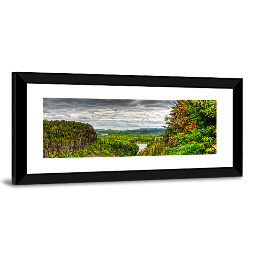 Ouimet Canyon Autumn View Wall Art