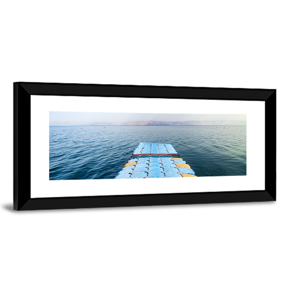 Galilee Floating Dock at Tiberias Wall Art