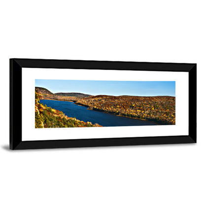 Lake of the Clouds Golden Hour Wall Art