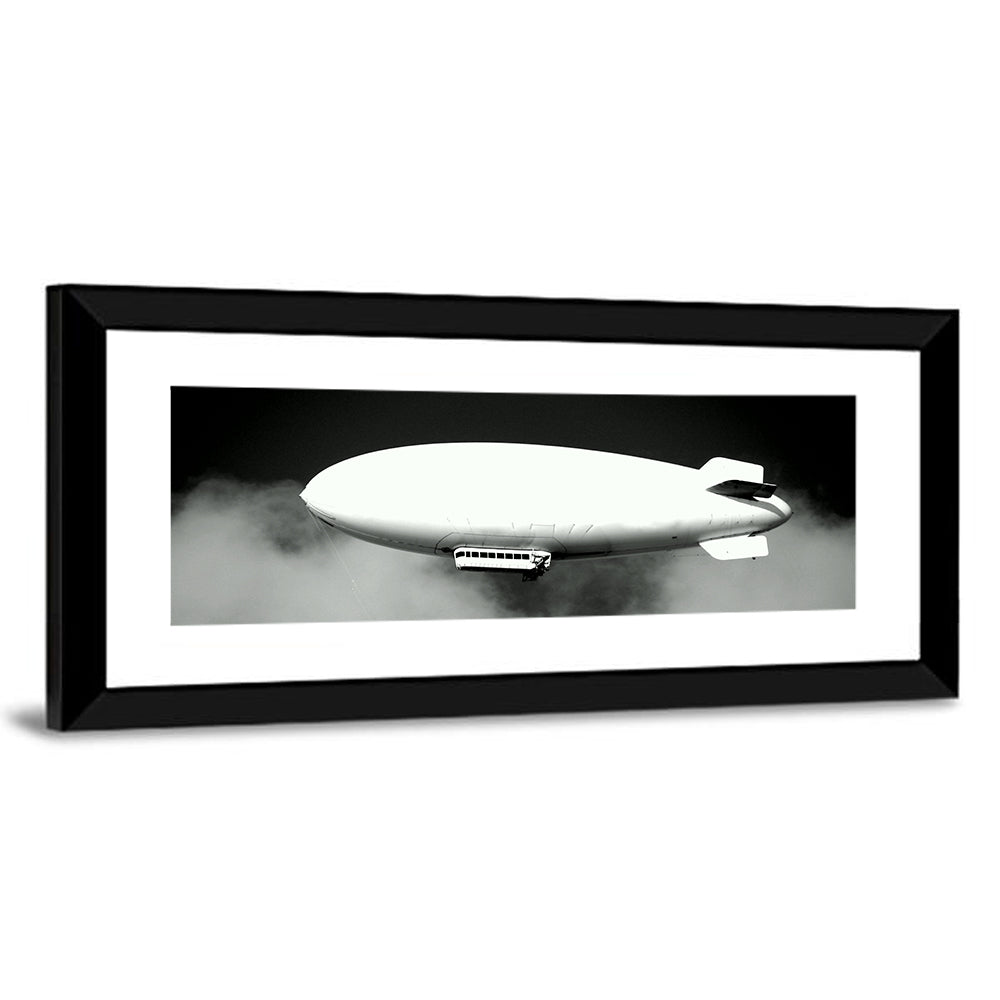 Dirigible Over Clouds Wall Art