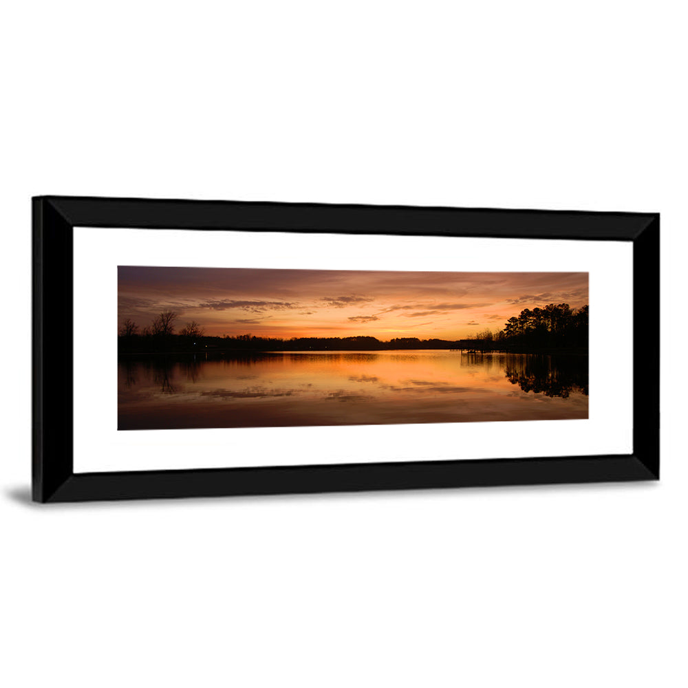 Lake Weiss Sunrise Reflection Wall Art