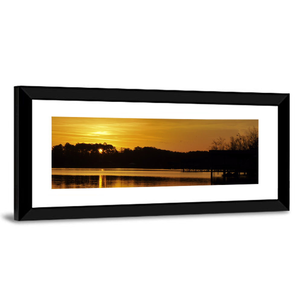 Lake Weiss Sunset Reflection Wall Art