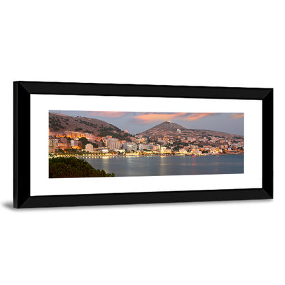 Sarandë Bay at Dusk Wall Art