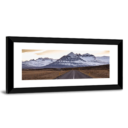 East Fjords Road at Dusk Wall Art