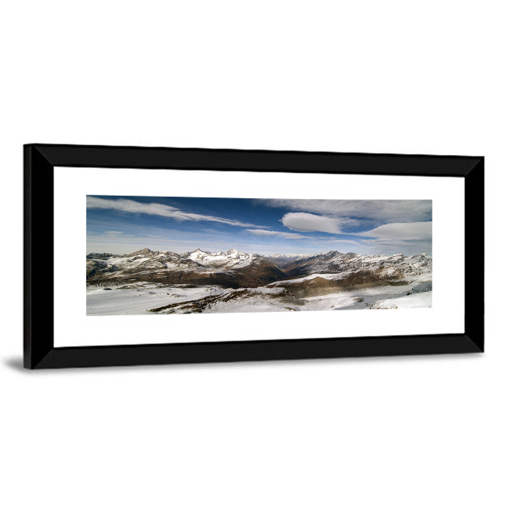 Snow-capped Peaks of Zermatt Wall Art