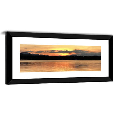 Lake Pleasant Golden Sunset Wall Art