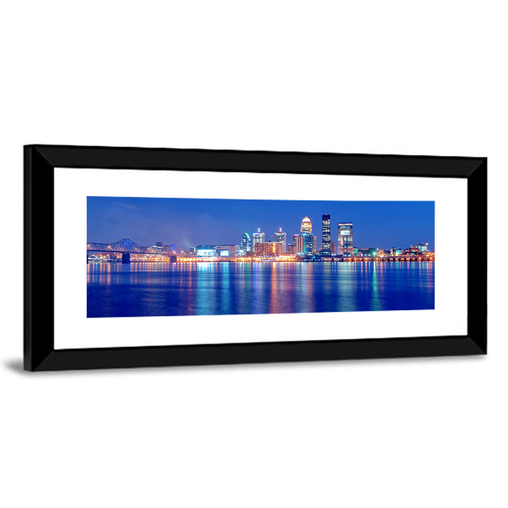 Louisville Skyline at Dusk Wall Art
