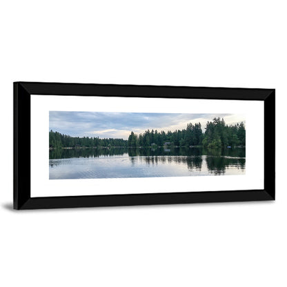 Beaver Lake Park Sunrise Reflection Wall Art