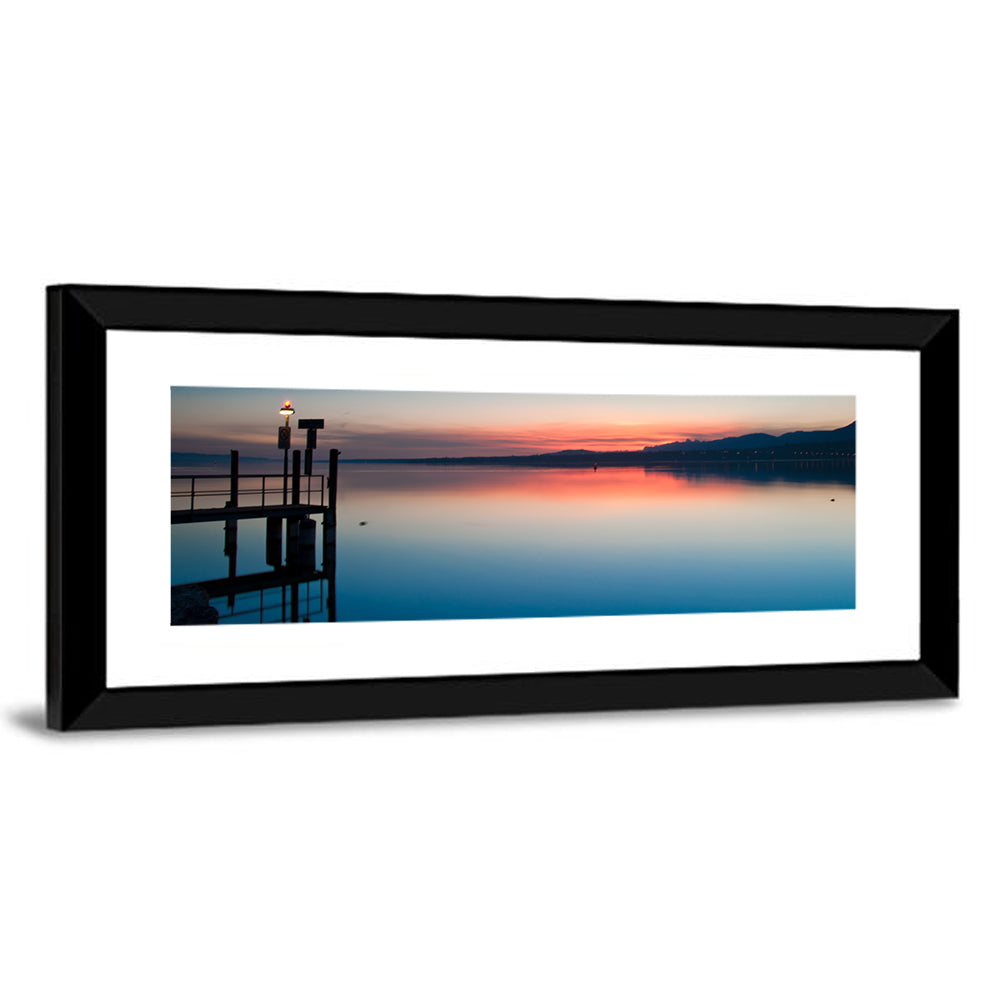 Lake Geneva Sunrise Pier Wall Art