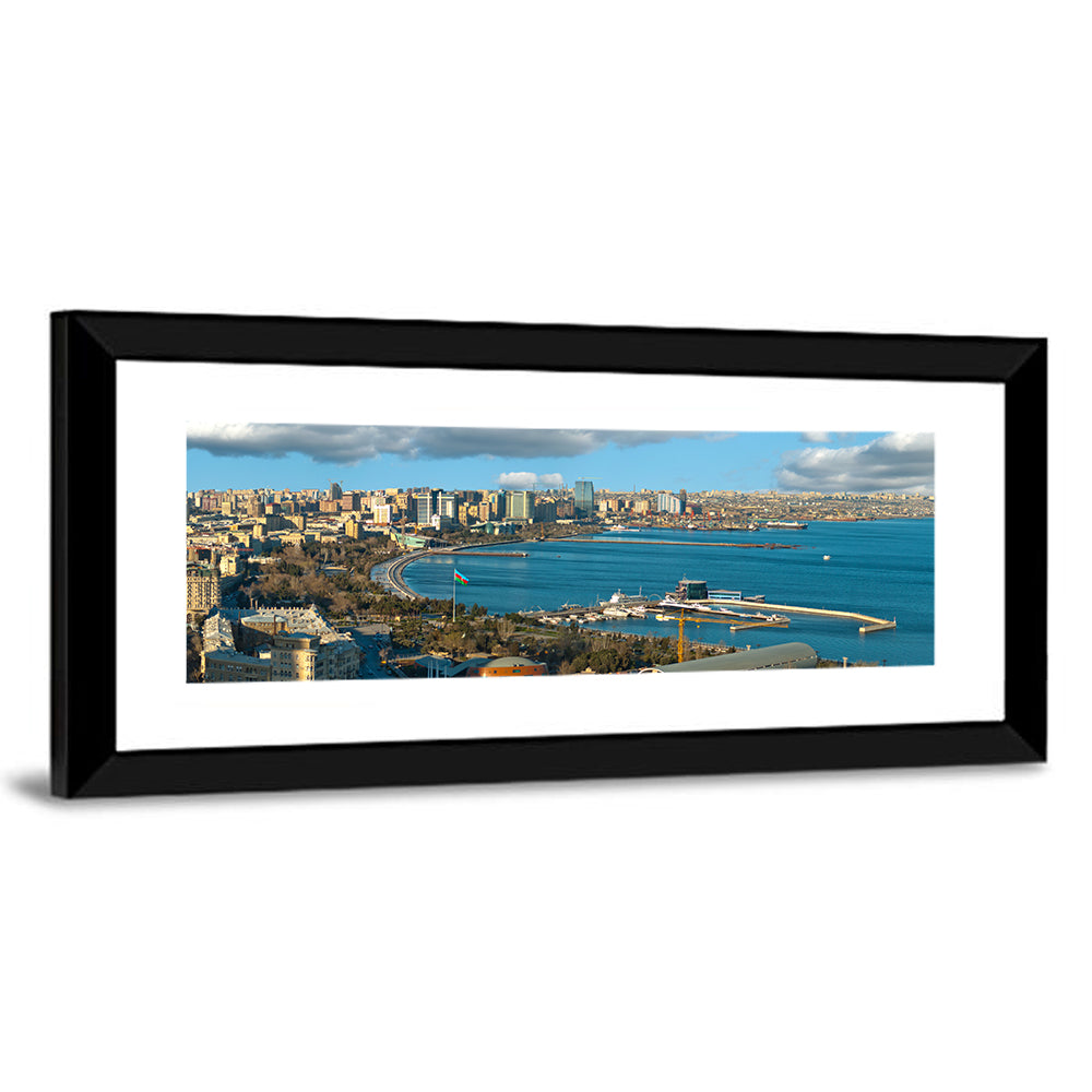 Baku Waterfront Skyline Wall Art