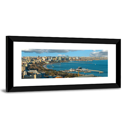 Baku Waterfront Skyline Wall Art