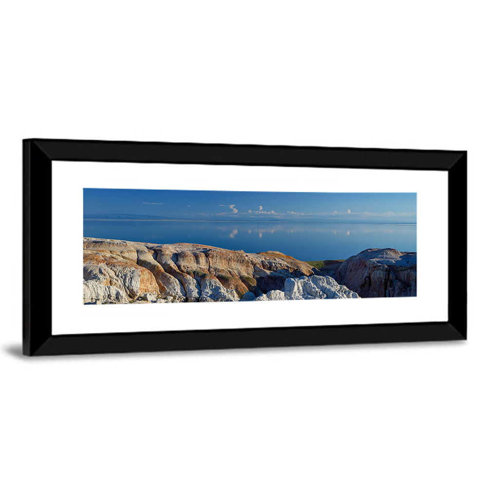 Shekelmes Tract Cliff Over Lake Wall Art