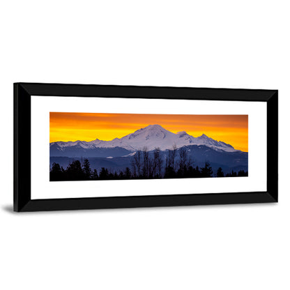 Sunrise Over Mount Baker Wall Art