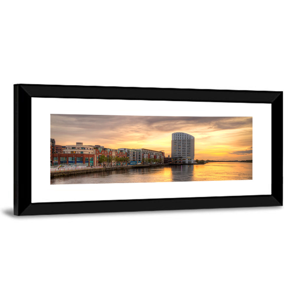 Limerick Riverside at Dusk Wall Art