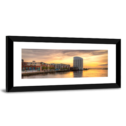 Limerick Riverside at Dusk Wall Art
