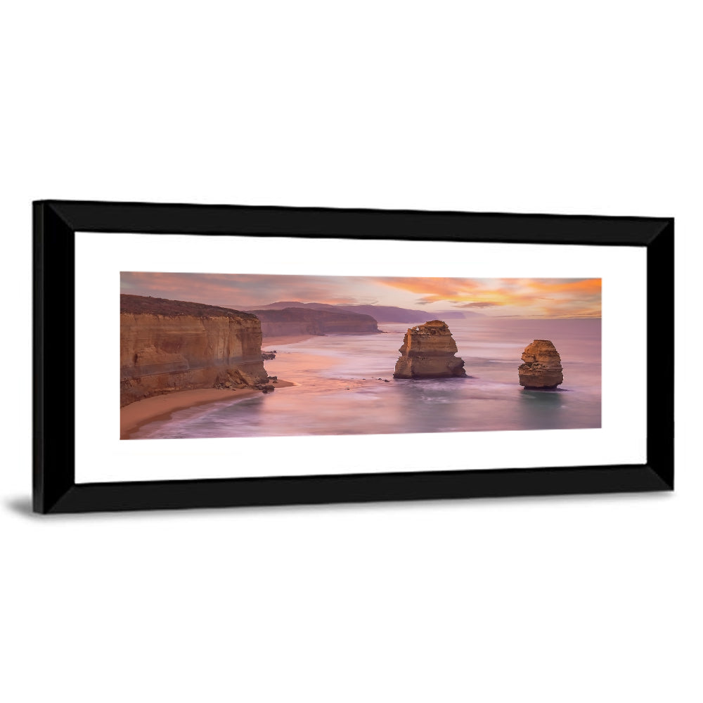 Twelve Apostles Sunset Sea Stacks Wall Art