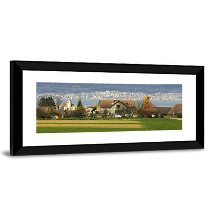 Lake Neuchatel Countryside View Wall Art