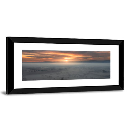 Rhine Plain Sunrise Wall Art