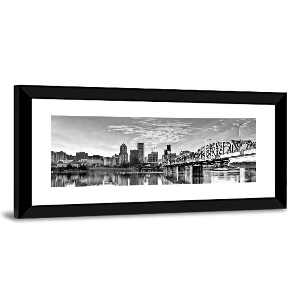 Portland Hawthorne Bridge Skyline Wall Art