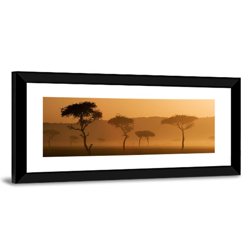 Massai Mara Morning Mist Wall Art