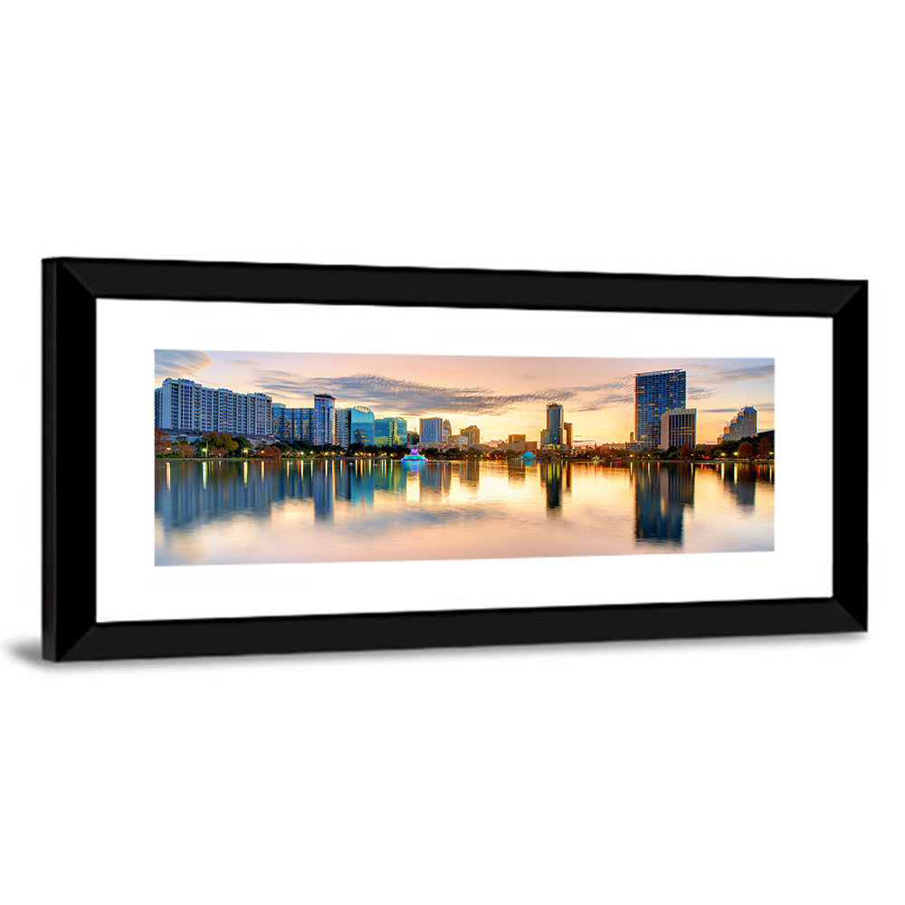 Orlando Skyline at Dusk Wall Art