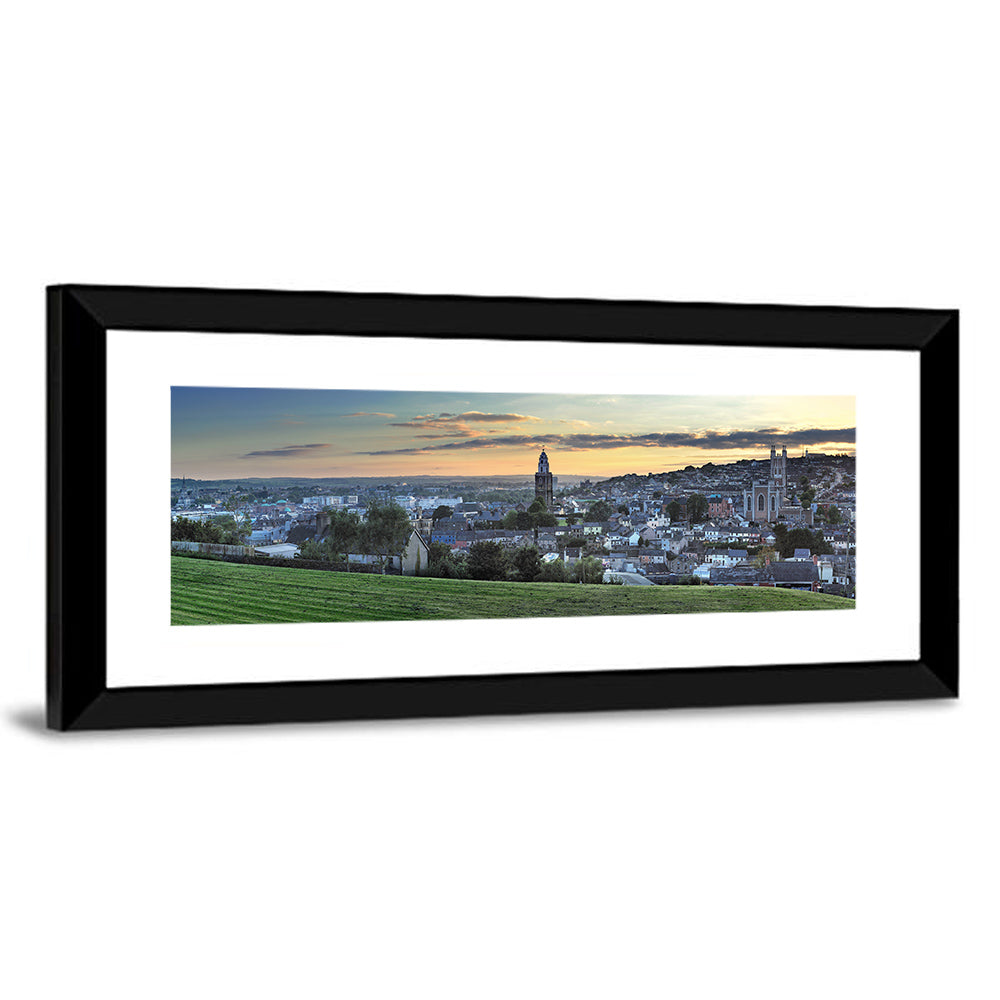 Cork Sunset Skyline Wall Art