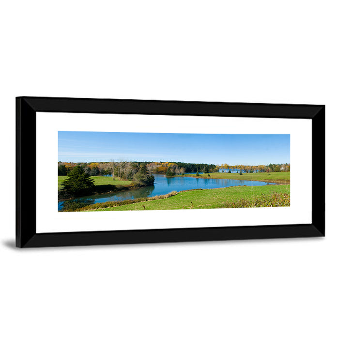 St. George River Cove Wall Art as a framed print