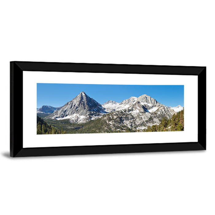 Sierra Nevada Peaks Wall Art as a framed print