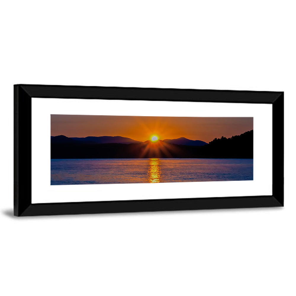 Lake Jocassee Golden Sunrise Wall Art