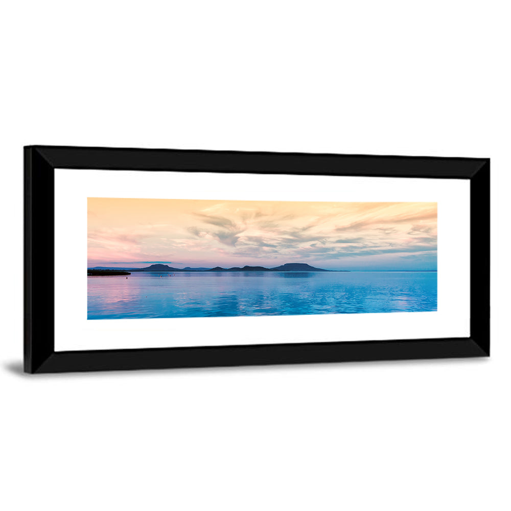 Lake Balaton at Golden Hour Wall Art