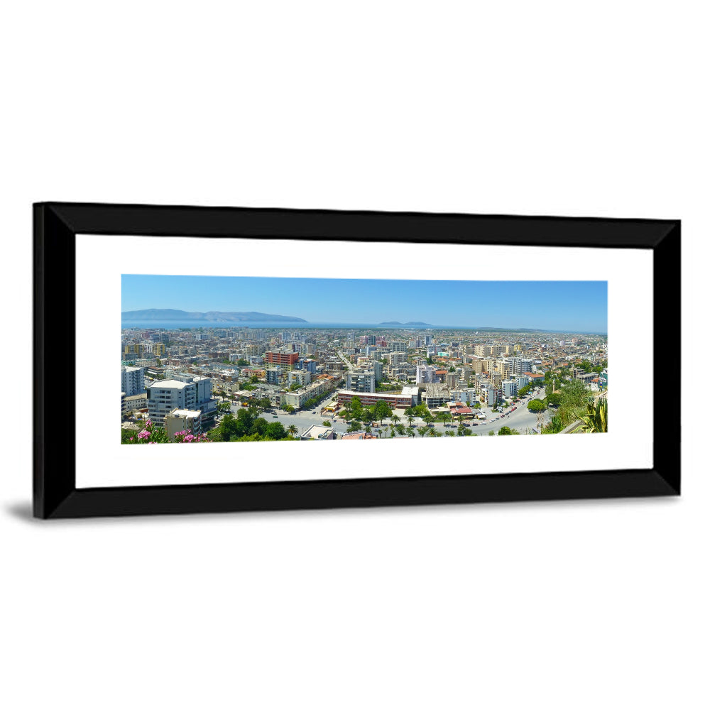 Vlore Coastal Cityscape Wall Art
