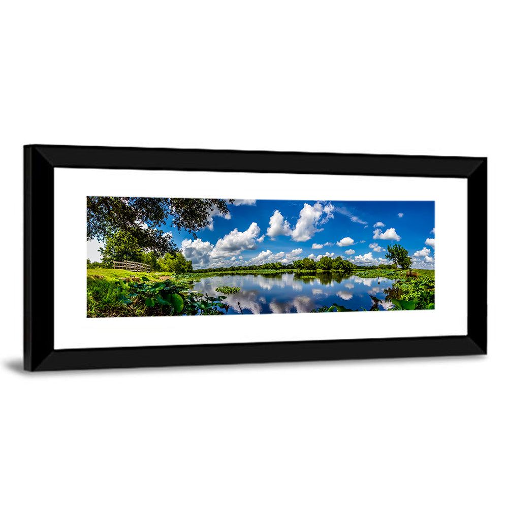 Brazos Bend Lake Reflection Wall Art