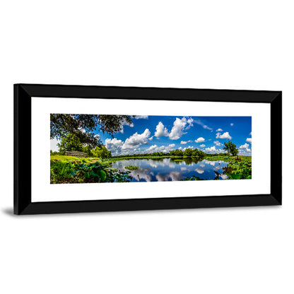 Brazos Bend Lake Reflection Wall Art