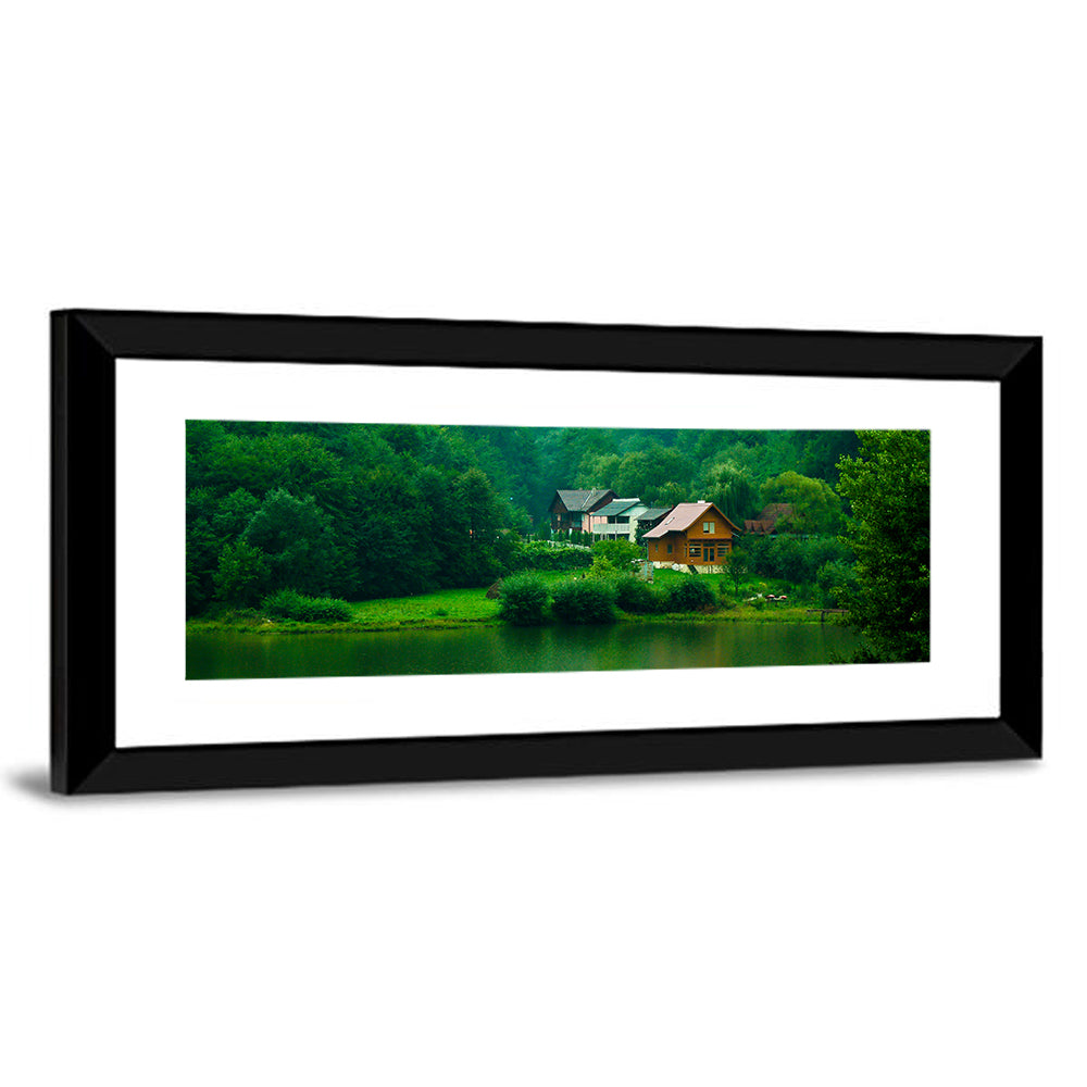 Mist Over Lake Tarnita Wall Art