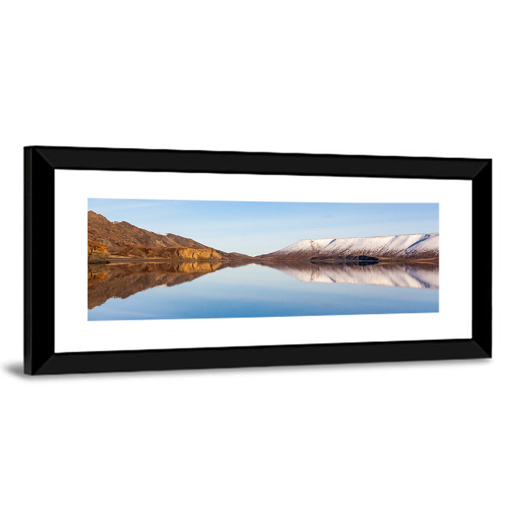 Lake Kleifarvatn Reflection Wall Art