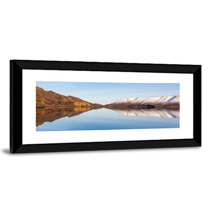Lake Kleifarvatn Reflection Wall Art