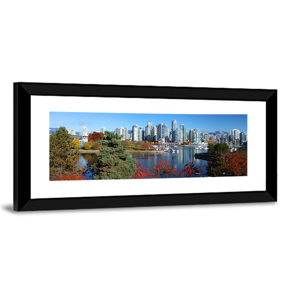 Vancouver Autumn Skyline Wall Art