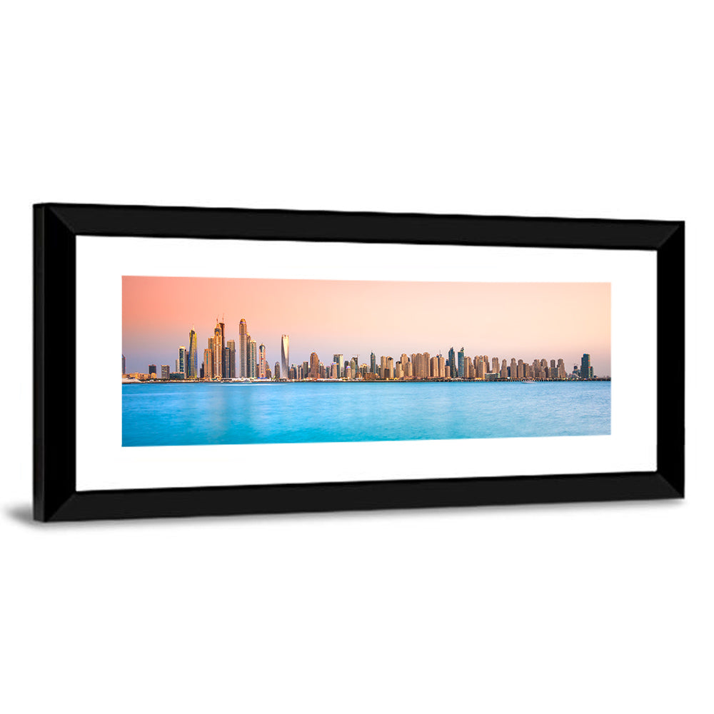 Dubai Marina Skyline Wall Art
